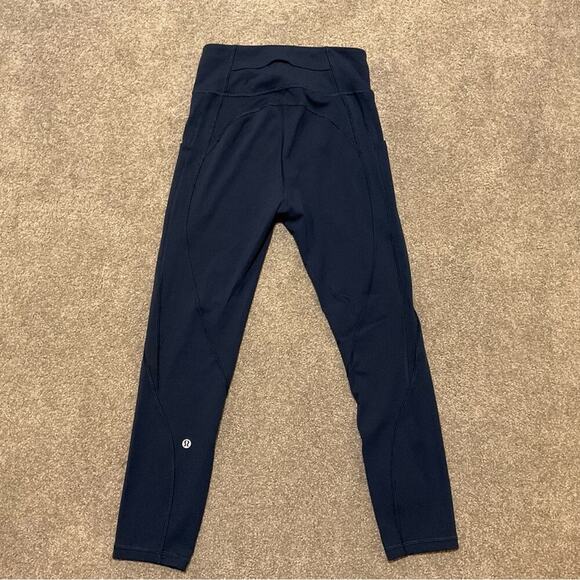 Lululemon Time To Sweat Crop *23” Black Size 4 - Picture 6 of 12